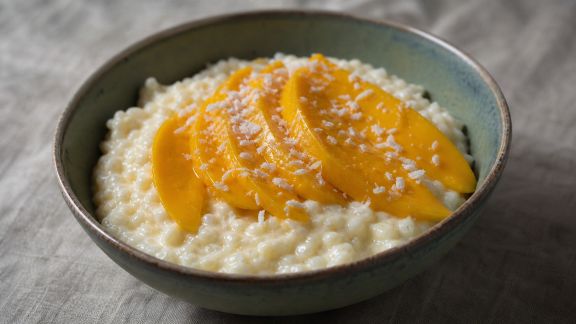 Riz au lait coco et mangue : douceur exotique