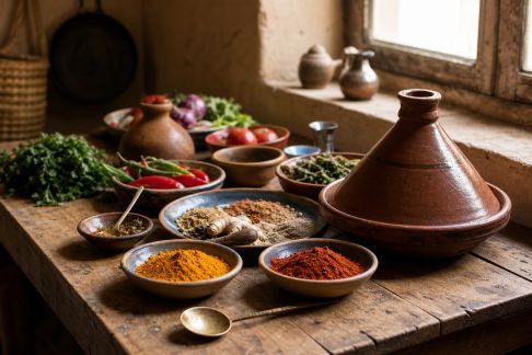 Souks, épices et recettes : immersion dans les cuisines d’Afrique du Nord