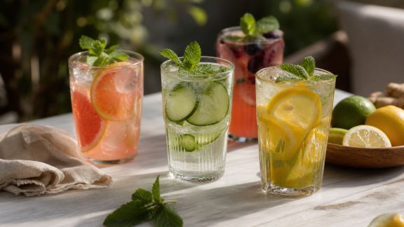 Cocktails détox : fraîcheur et équilibre en version festive