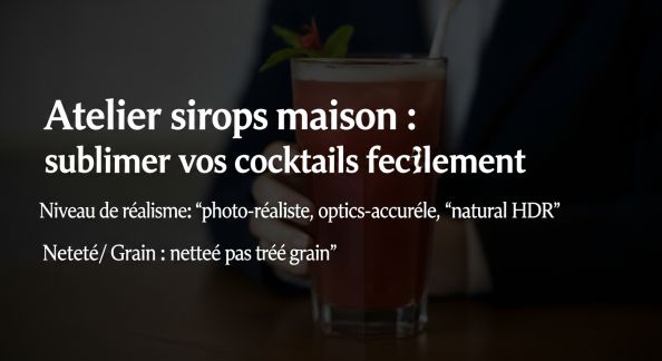 Atelier sirops maison : sublimer vos cocktails facilement