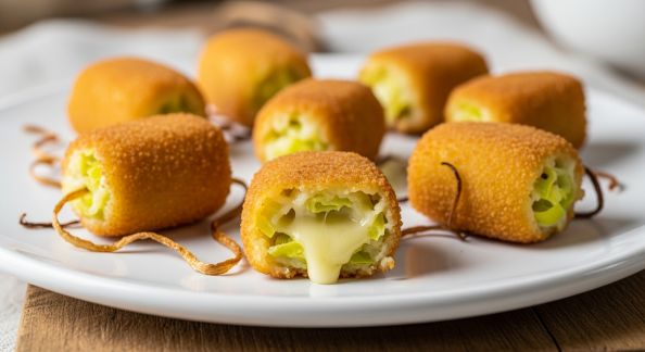 Croquettes de Poireaux et Emmental Fondant