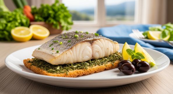 Poisson en Croûte d’Herbes : Une Note Méditerranéenne
